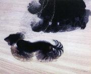 giacomo balla dynamism of a dog on a leash Spain oil painting artist